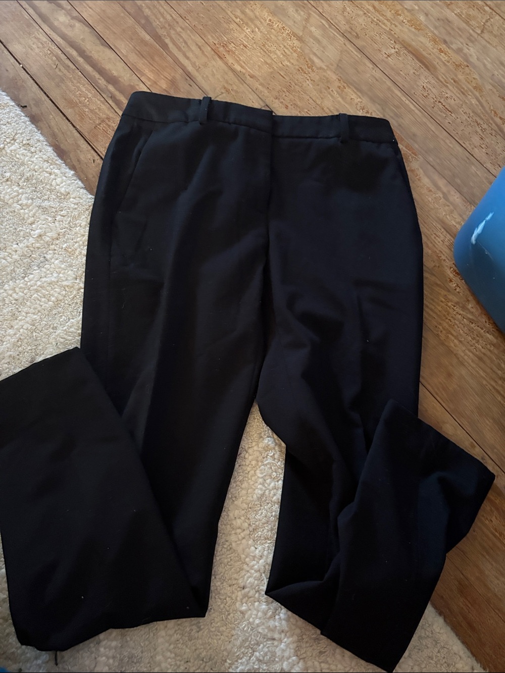 DKNY Black Straight Leg Pants